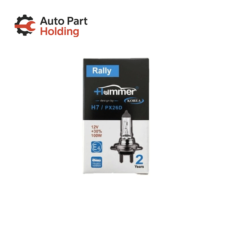 لامپ H7 100 وات رالی کره